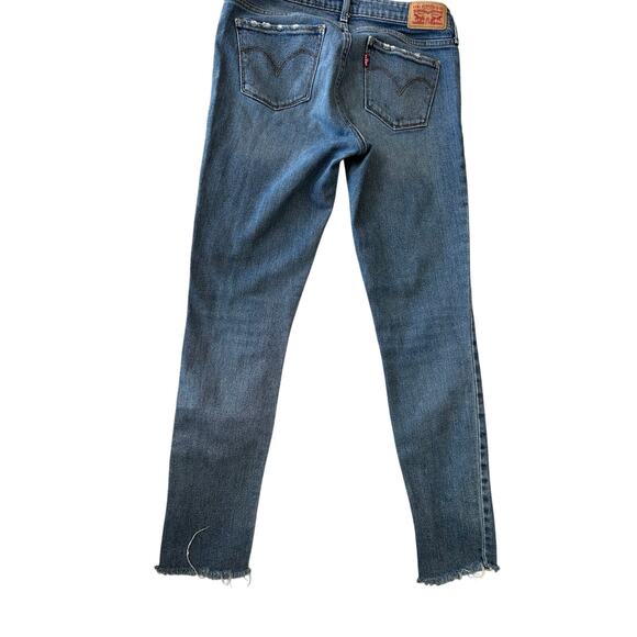 Preowned Levi’s 711 Skinny Jeans Size 28 Tapered Leg -w3206 - Picture 6 of 7